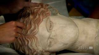 Painted Marble bust Herculaneum Uncovered excerpt [upl. by Ehgit]