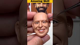 Ultimate Mo Salah Polymer Clay Sculpture Full Figure Creation Process  Crafting Mo Salah Top [upl. by Aland857]