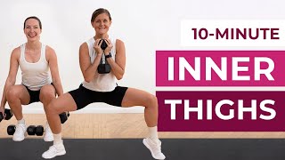 10Minute Best Inner Thigh Workout Quick  Effective [upl. by Acile]