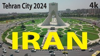 Tehran City 2024  Iran 4K By Drone [upl. by Silverts279]