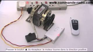 Télécommande Sans Fil Longue Distance Moteur Électrique 220V [upl. by Aihseym224]