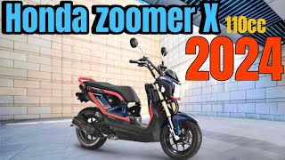 New Honda ZoomerX 110cc 2024  Honda new moped launch Honda moped 110  Reviewmileagedetails [upl. by Swen460]