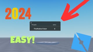 How to make a Wins Leaderboard In ROBLOX studio 2024 [upl. by Wilhelmine891]