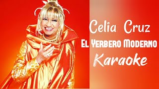 El Yerberito  Celia Cruz  KARAOKE ORIGINAL [upl. by Heloise]