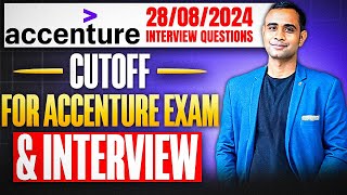 🔥ACCENTURE 28082024 Interview Questions  Accenture Exam Cutoff 🔥 [upl. by Anitsuj496]