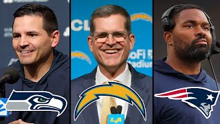 Reacting to every NFL Head Coaching Hire  Grading every NFL Coaching Hire [upl. by Idnerb]