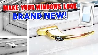 How to clean UPVC windows  PLUS Seal amp Handle Replacement  Easy DIY [upl. by Lenes]