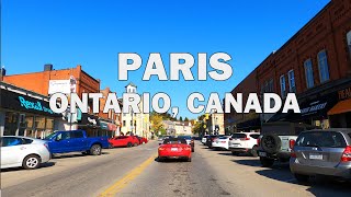 Paris Ontario Canada  Driving Tour 4K [upl. by Greggs664]