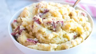 Perfect Homemade Mashed Potatoes Recipe [upl. by Oinoitna]