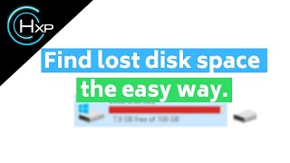 Find lost disk space with SpaceSniffer  Easy tools [upl. by Sontich]