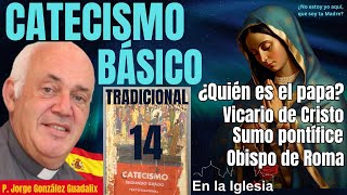 CATECISMO BÁSICO TRADICIONAL 14 ¿QUIÉN ES EL PAPA P JORGE GONZÁLEZ GUADALIX [upl. by Almeta]