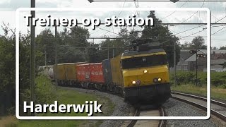 Treinen bij station amp bocht Harderwijk 14082014 [upl. by Andriana60]