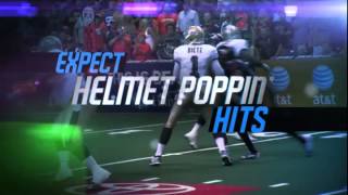 NET10 Wireless Arena Football Saturday on CBS Sports Network Iowa at New Orleans [upl. by Okomom223]