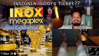 1500rs 😱 TICKET for Movie 🎦INSIGNIA 7Star ⭐ Best Experience 😎 Inorbit Mall [upl. by Roselane]