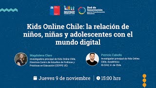 Webinar Resultados generales Estudio Kids Online Chile 2022 [upl. by Tipton123]