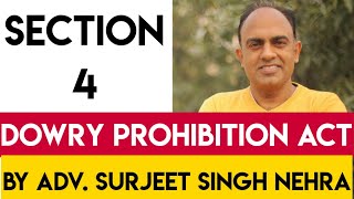 Section 4 of Dowry Prohibition Act 1961 [upl. by Le]