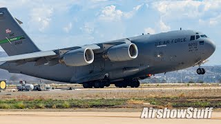 USAF C17 Globemaster III Capabilities Demo [upl. by Cicero476]