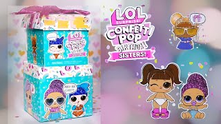 LOL Confetti POP Birthday Sisters ASMR UNboxing [upl. by Barnabas]