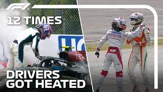 12 Times F1 Drivers Got Heated [upl. by Adyl]