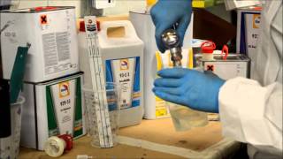 SATA 5000 12 RP applying Glasurit Racing Clear REVIEWDEMO [upl. by Jacquetta]