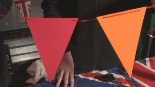 How To Create Paper Bunting [upl. by Nannek624]