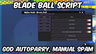 Roblox Blade Ball Script  BEST Auto Parry God Auto Spam  PASTEBIN [upl. by Lletnahs]