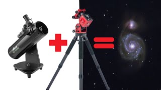 Astrophotography with Budget Heritage 100p Telescope  Premium ZWO AM5 Mount [upl. by Truman]