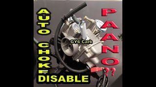 Tips on how to disable the Auto Choke of your GY6 DType Carburetor diy diytips motovlog [upl. by Notsirk459]