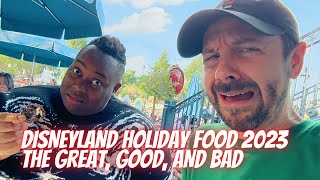 Disneyland Holiday Foods with Rjay Some Great Things and One Lump of Coal [upl. by Aremaj]