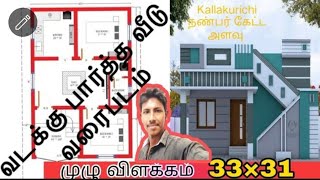 3331 house plan house plan north குறைந்த செலவில் நீங்களும் வீடு கட்டலாம் super news srk [upl. by Sissel861]