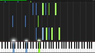 Prelude in Csharp minor Opus 3 No 2  Sergei Rachmaninoff Piano Tutorial Synthesia [upl. by Citarella135]