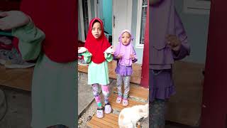 Katak vs Kelinci 🐸🐰🤪😅 Syila Syirah shorts [upl. by Airtened510]