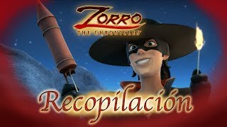 Las Crónicas del Zorro  1 Hora RECOPILACIÓN  Capítulo 10  12  Dibujos de super héroes [upl. by Anilave31]