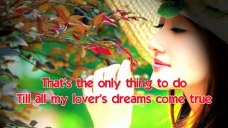 Dream Lover  1959   LOBO  Lyrics on screen [upl. by Peirce]