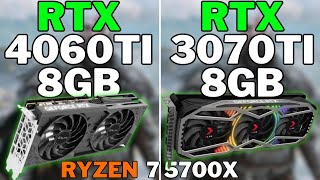 RTX 4060 TI vs RTX 3070 TI  Será que tem grande diferença entre as duas [upl. by Yoong]