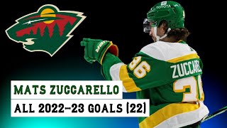 Mats Zuccarello 36 All 22 Goals of the 202223 NHL Season [upl. by Ominorej]