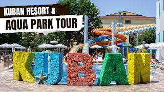 Kuban Resort and Aqua Park Tour  Sunny Beach in Bulgaria [upl. by Crandall]