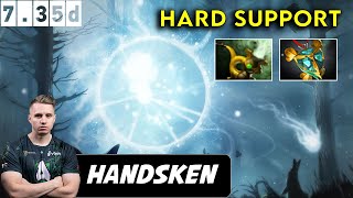 Handsken Io Hard Support  Dota 2 Patch 735d Pro Pub Gameplay [upl. by Kilam442]