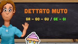 DETTATO MUTO GA  GO  GU GE  GI [upl. by Hannie]