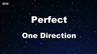 Perfect  One Direction Karaoke 【With Guide Melody】 Instrumental [upl. by Larner]