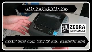 ZEBRA GK420D THERMAL LABEL PRINTER UNBOXING  SET UP [upl. by Akinahc490]