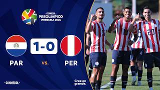 PARAGUAY vs PERÚ 10  RESUMEN  CONMEBOL PREOLÍMPICO  FASE PRELIMINAR [upl. by Lemmor944]