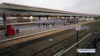 Rail Painting Contractor delivers Specialist Coatings Works at York Station for Network Rail [upl. by Zetrauq382]