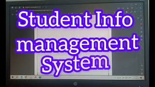 Student information management system  Bsc IT project  Tybscit  Full Project [upl. by Enilarac]