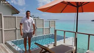 Oblu Select at Sangeli Maldives  Water Villa with Pool Room Tour [upl. by Hakim]