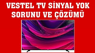 Vestel TV Sinyal Yok Sorunu Çözümü  Sinyal Zayıf Uyarısı Giderme [upl. by Nauhs]