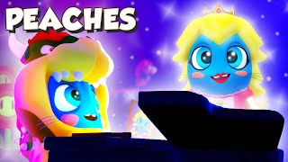 Bowser Jack Black  Peaches ⭐️ The Super Mario Bros Movie ⭐️ Cute covers by The Moonies Official [upl. by Kilan]