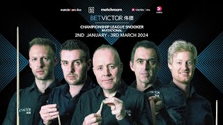 WATCH LIVE  2024 CHAMPIONSHIP LEAGUE SNOOKER  INVITATIONAL  TABLE 2 [upl. by Noletta]