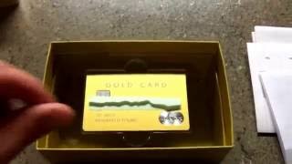 MasterCard Gold Card unboxing [upl. by Notlimah791]