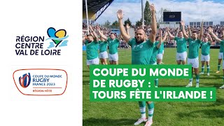 Coupe du Monde de Rugby France 2023  Tours fête lIrlande [upl. by Crescantia786]